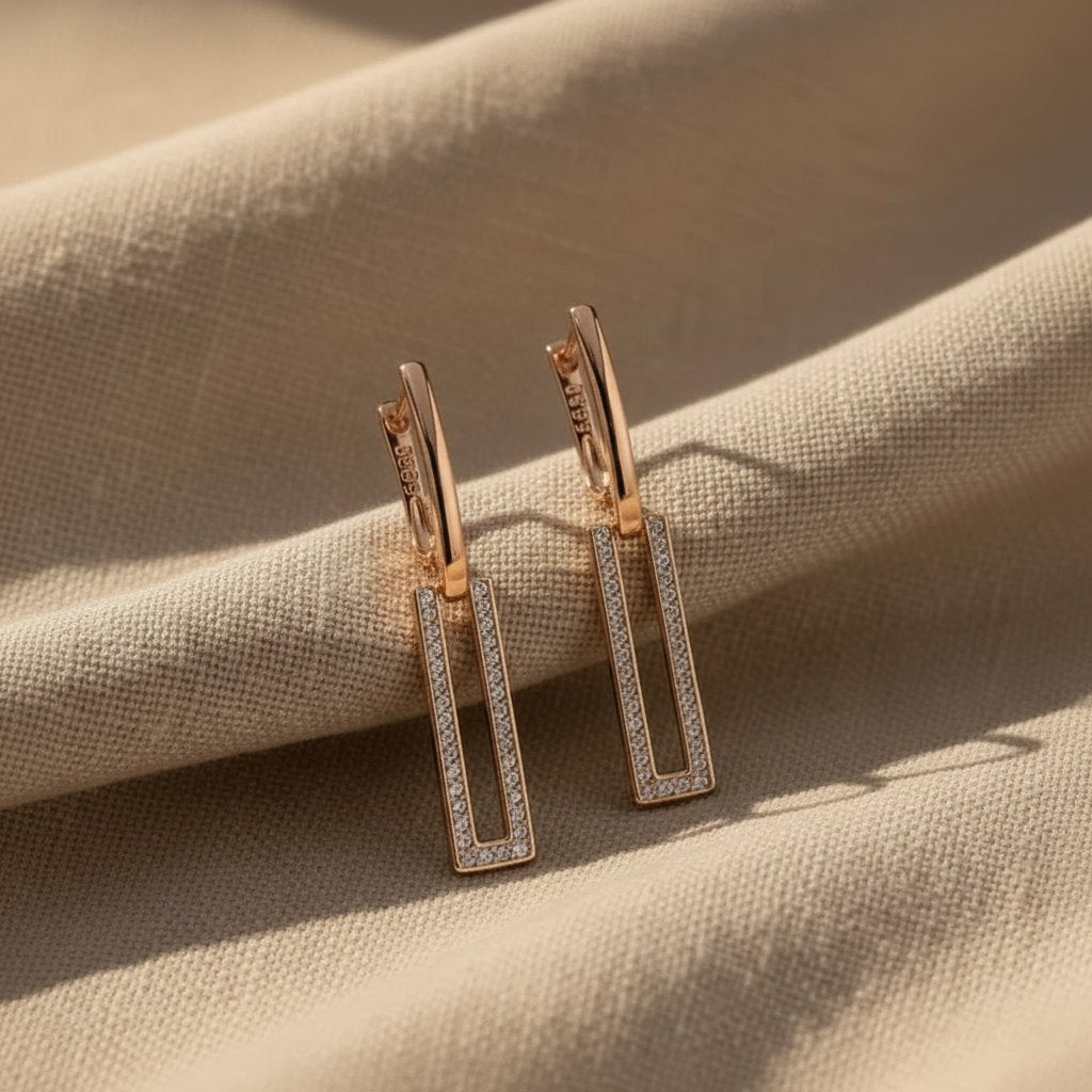 Mireille Gold Earrings
