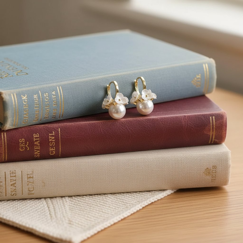 Mireille Pearl Earrings