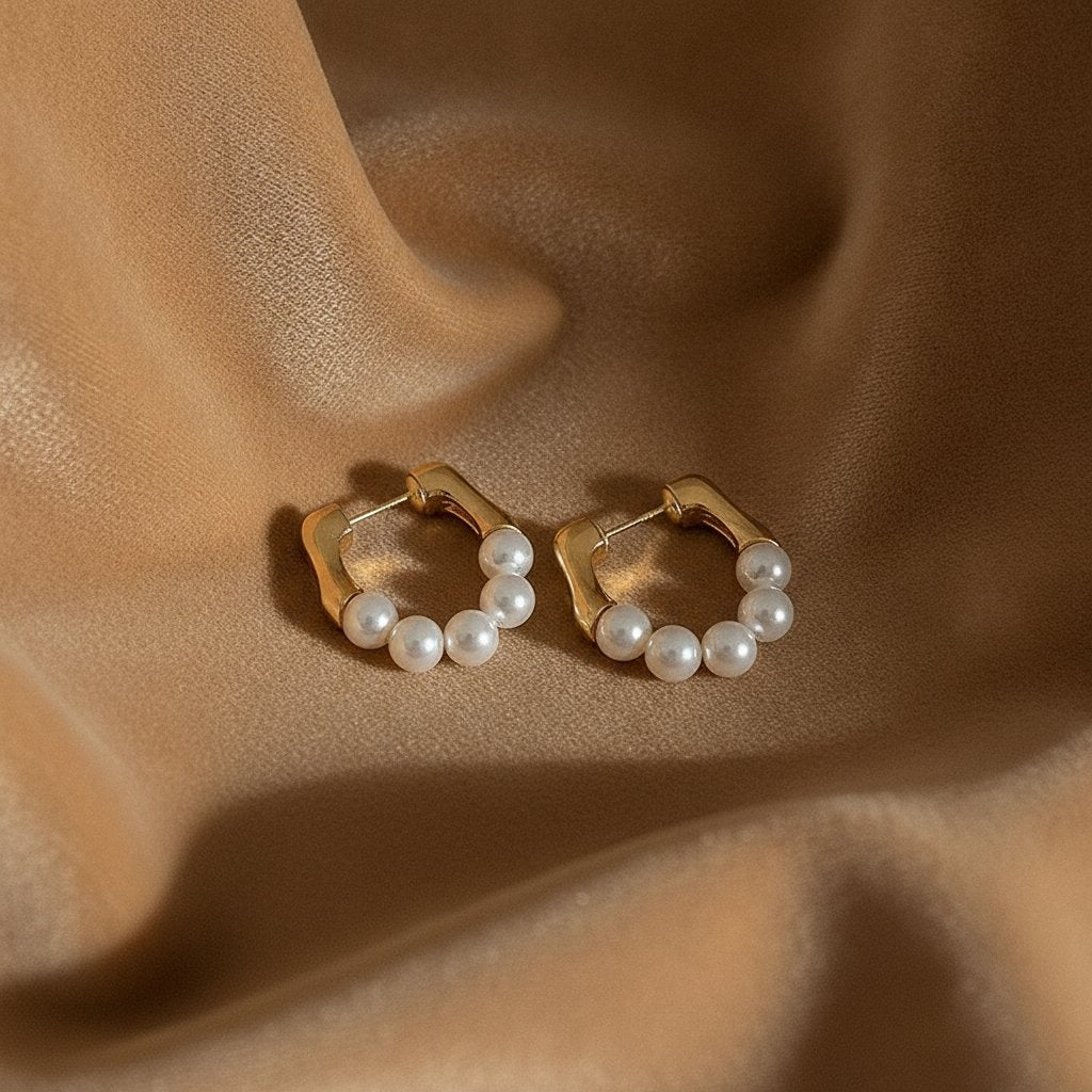 Mireille Pearl Earrings