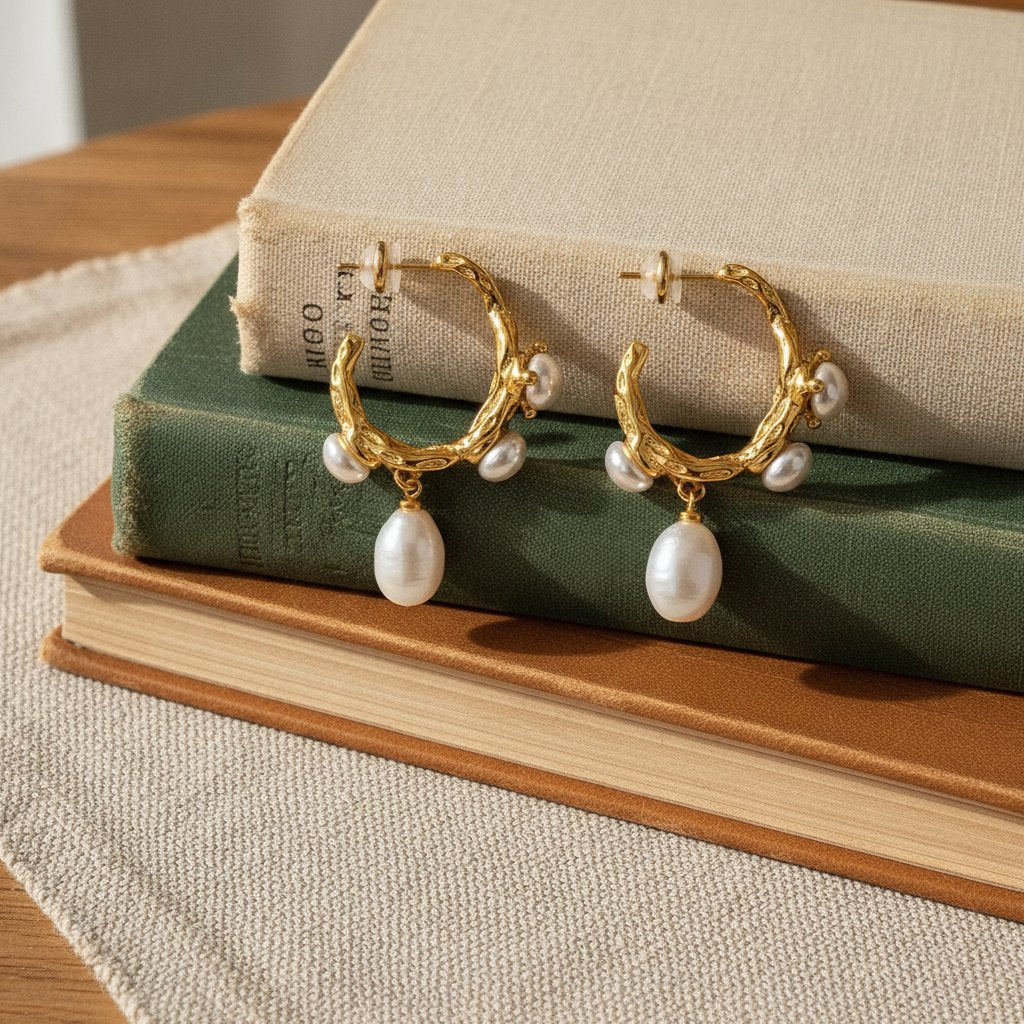 Mireille Pearl Earrings