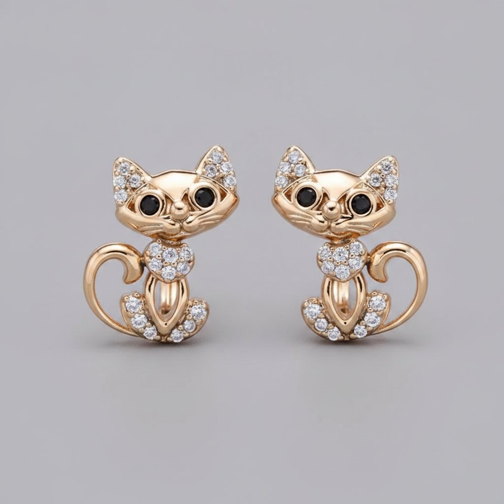 Mireille Gold Earrings