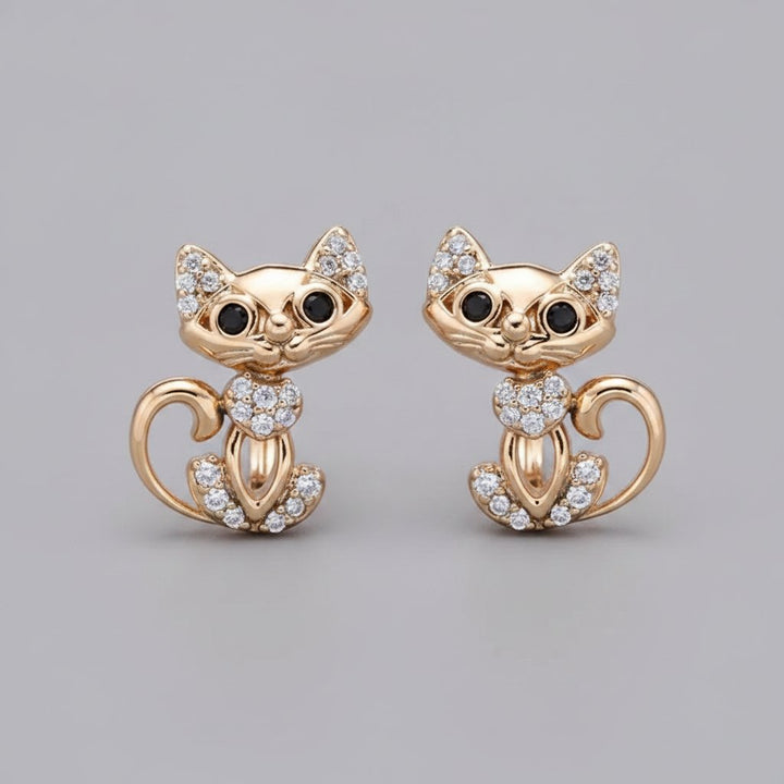 Mireille Gold Earrings