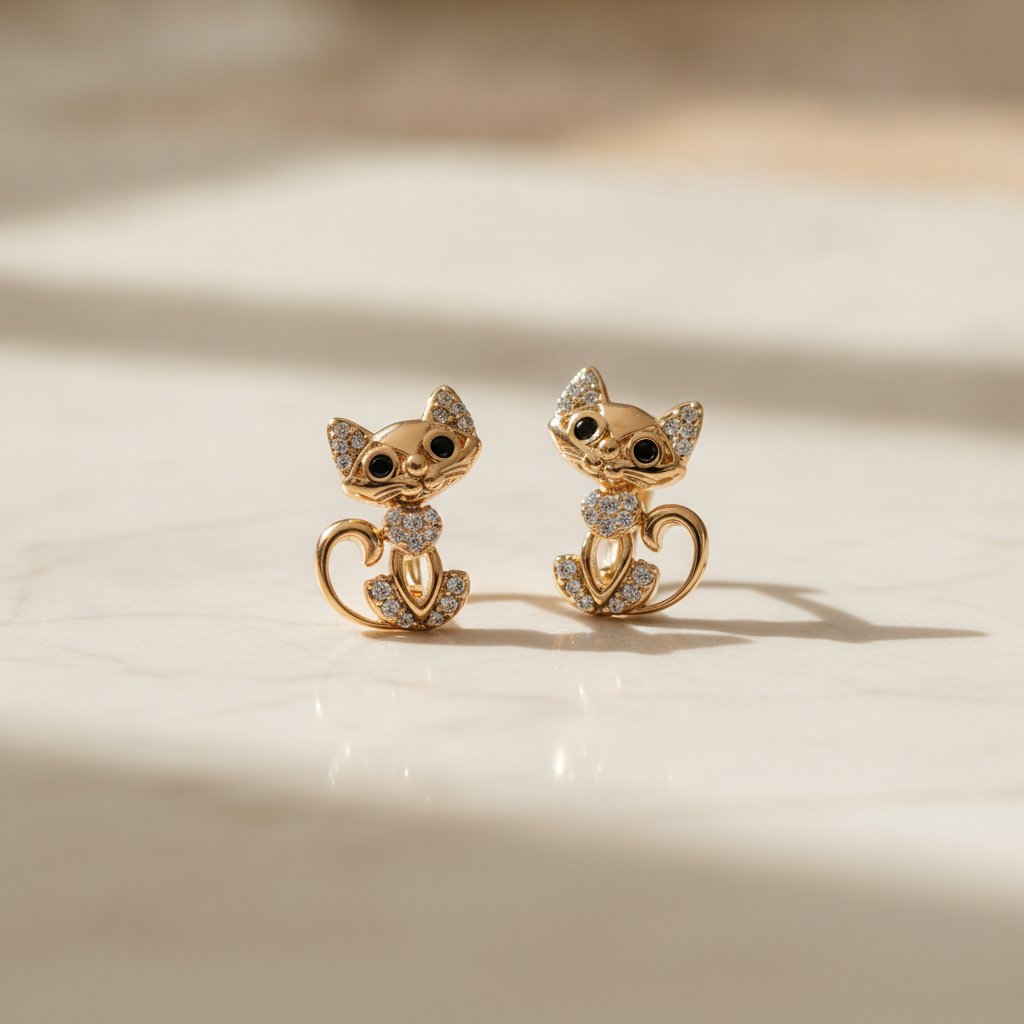 Mireille Gold Earrings