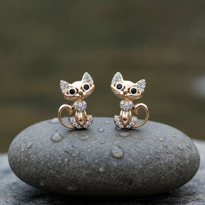 Mireille Gold Earrings