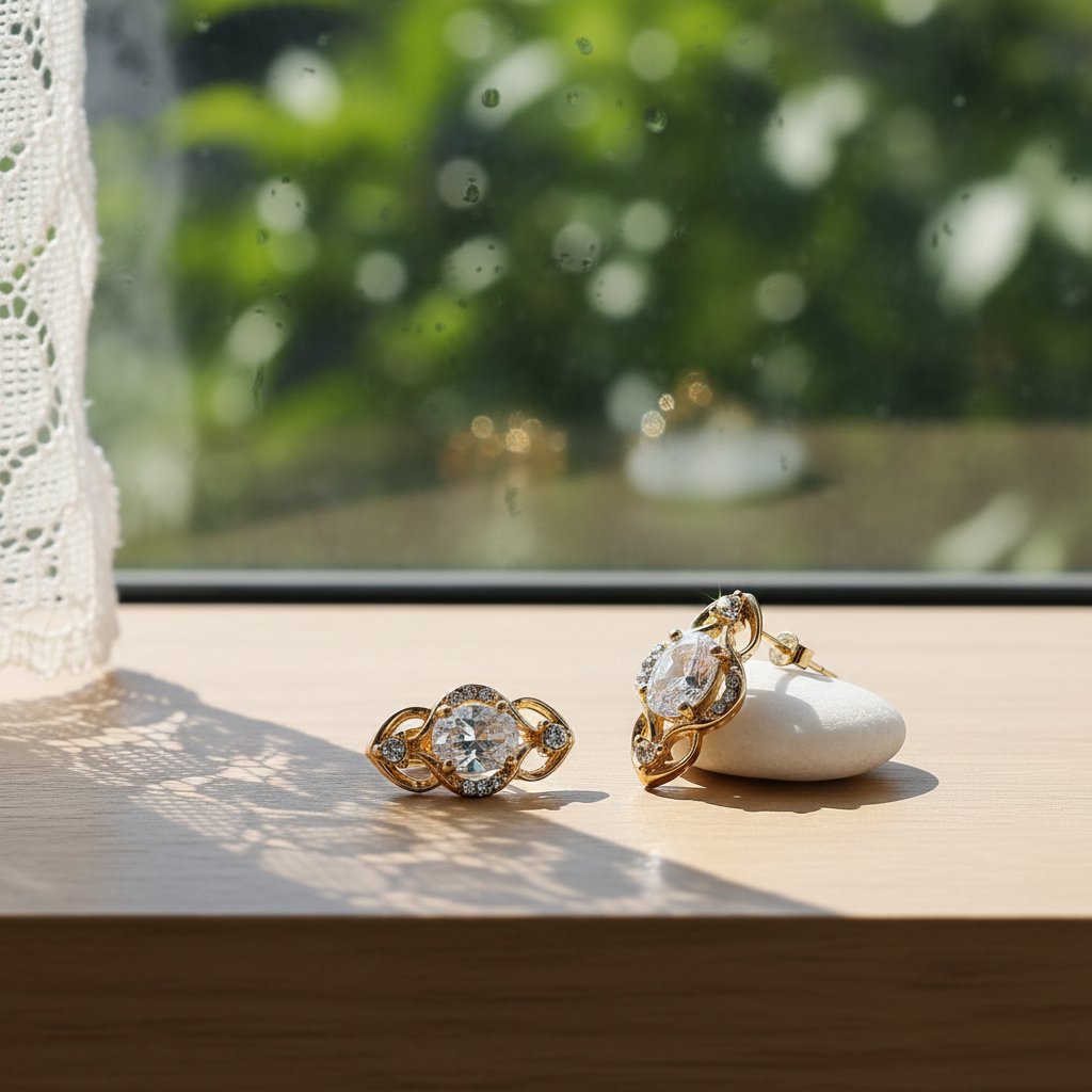 Mireille Crystal Earrings