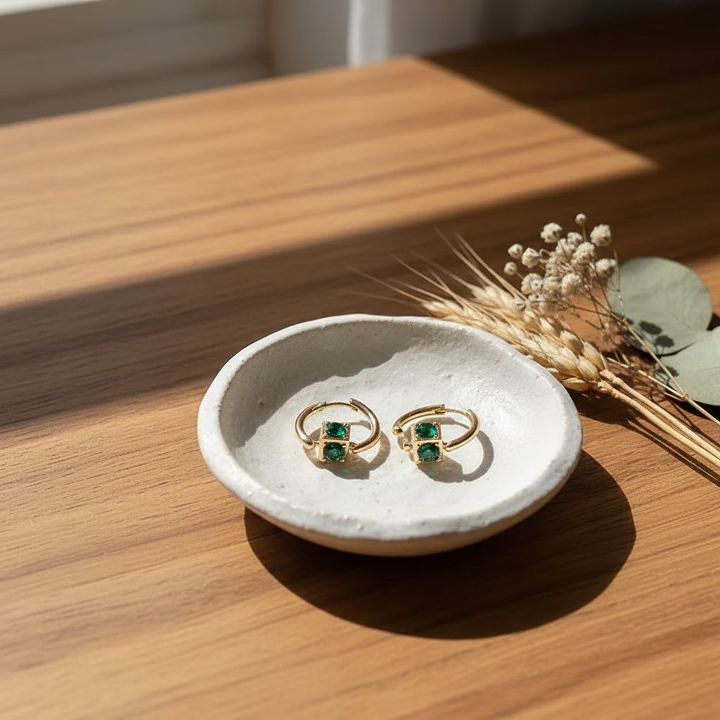 Mireille Gold Earrings