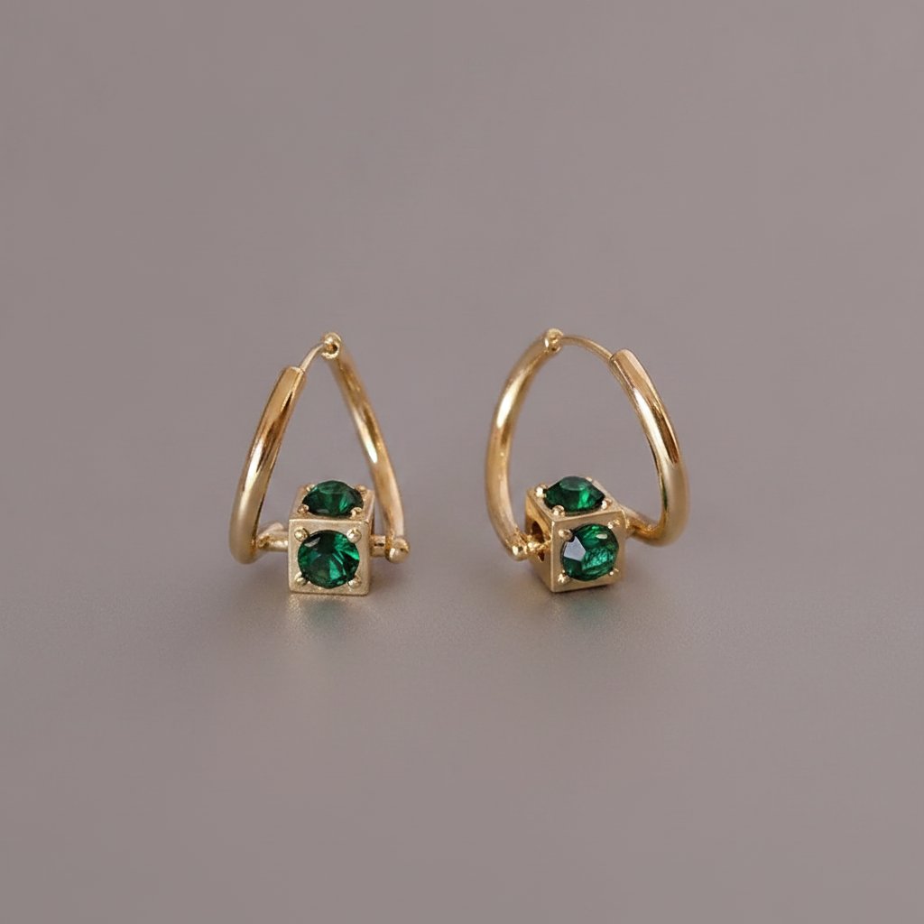 Mireille Gold Earrings