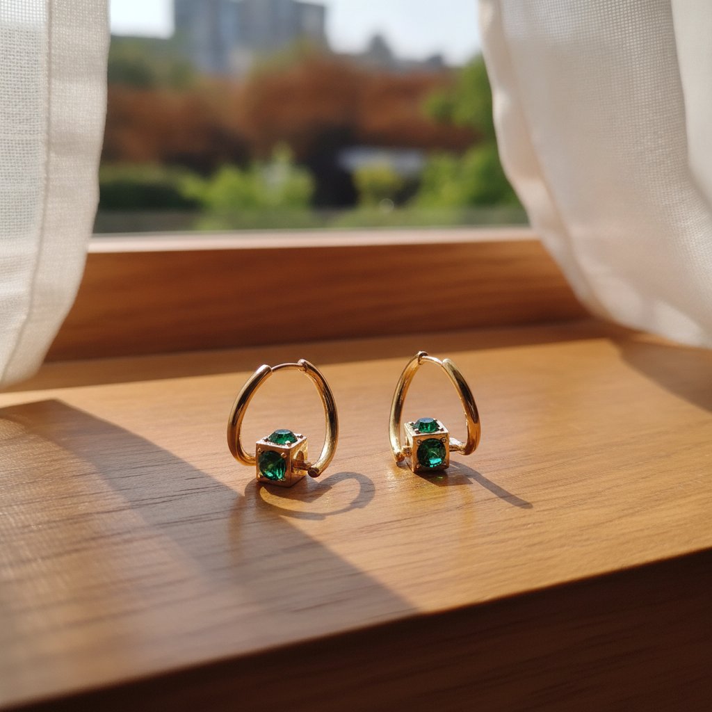 Mireille Gold Earrings