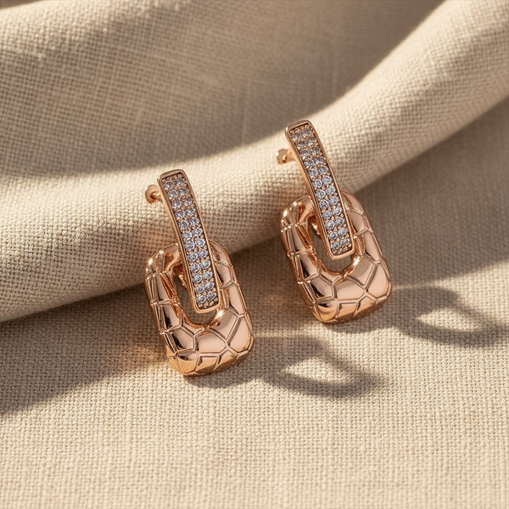 Mireille Gold Earrings