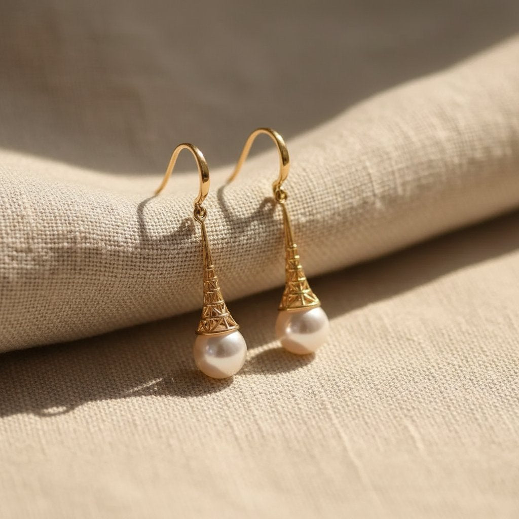 Mireille Pearl Earrings