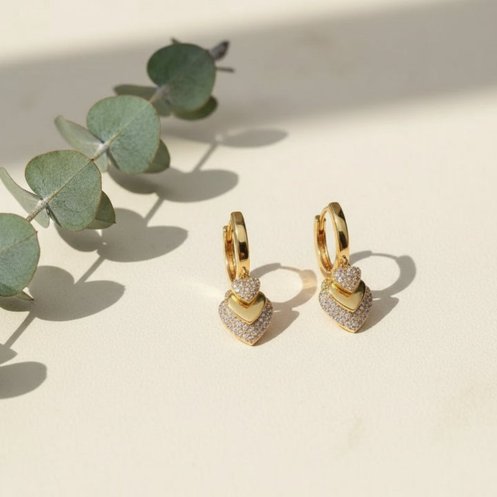 Mireille Gold Earrings