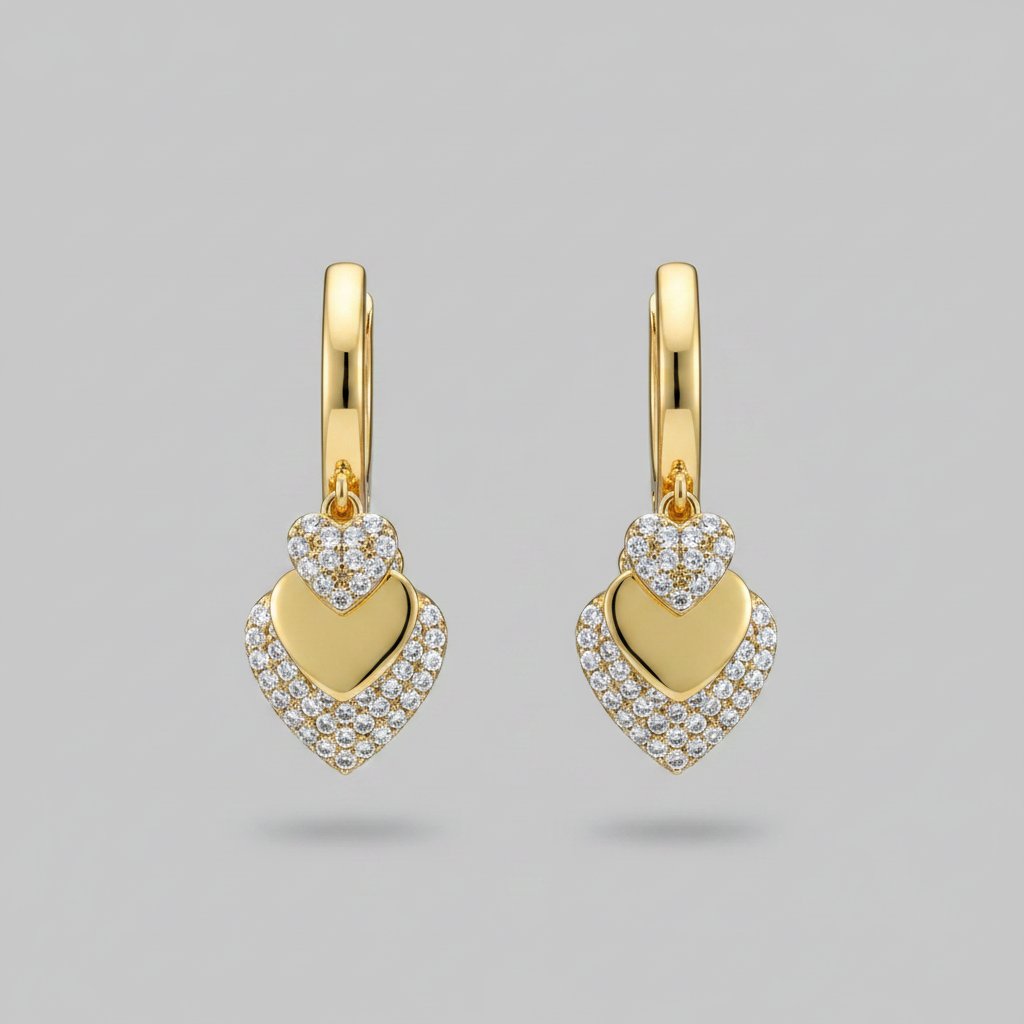 Mireille Gold Earrings