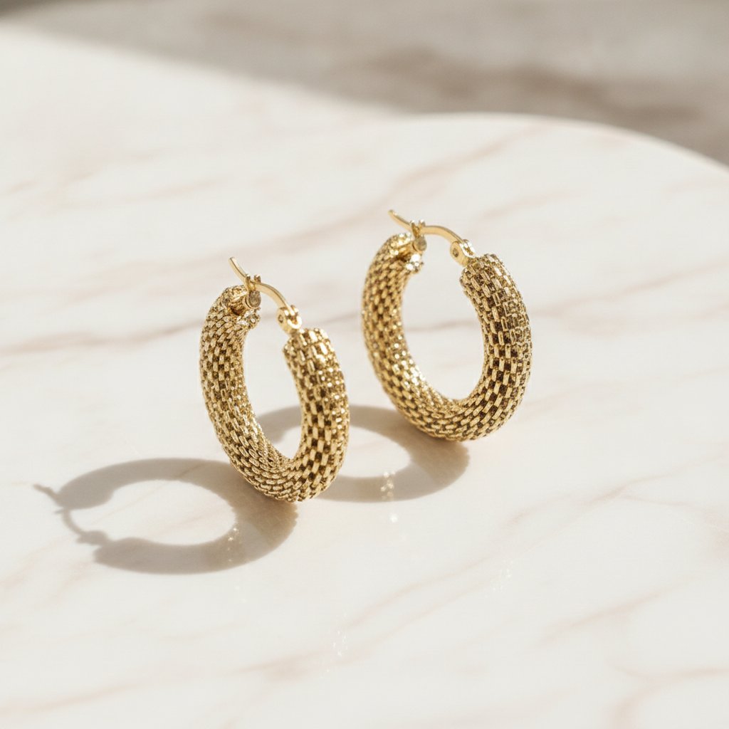 Mireille Gold Earrings