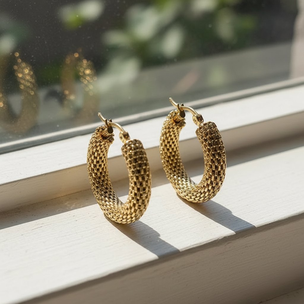 Mireille Gold Earrings