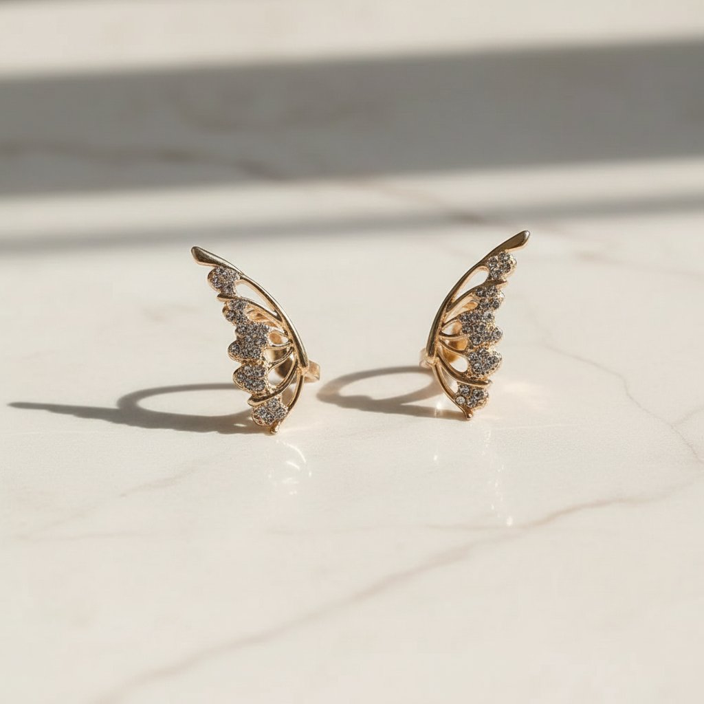 Mireille Gold Earrings