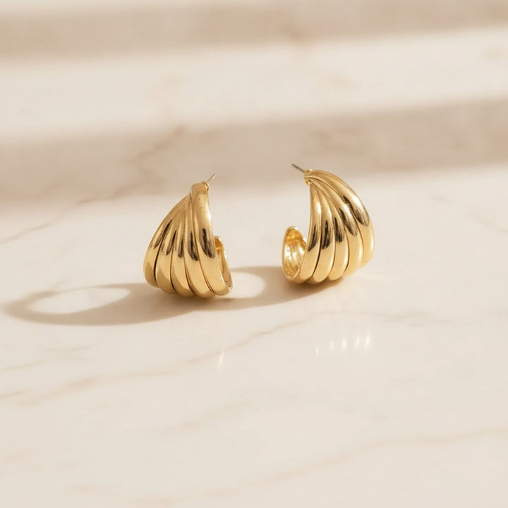 Mireille Gold Earrings