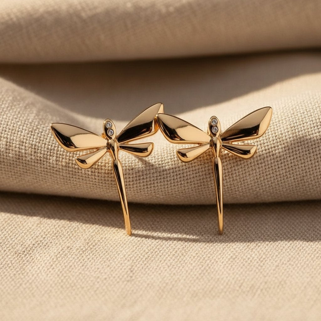 Mireille Gold Earrings