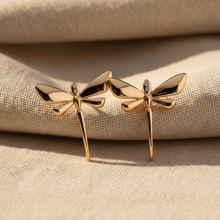 Mireille Gold Earrings