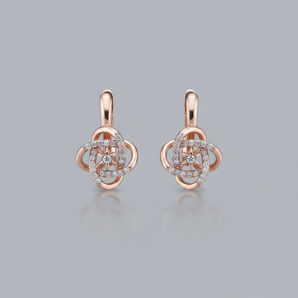 Mireille Gold Earrings