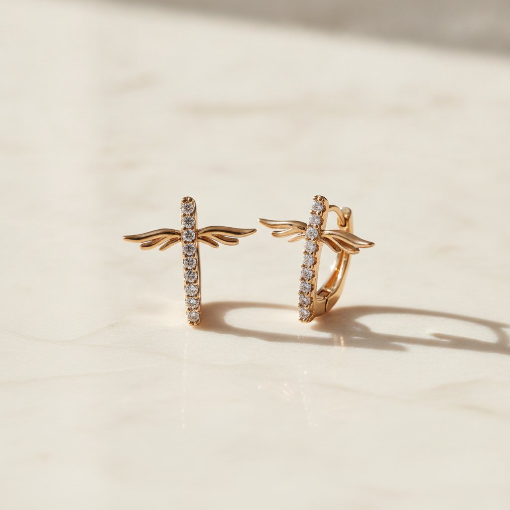 Mireille Gold Earrings