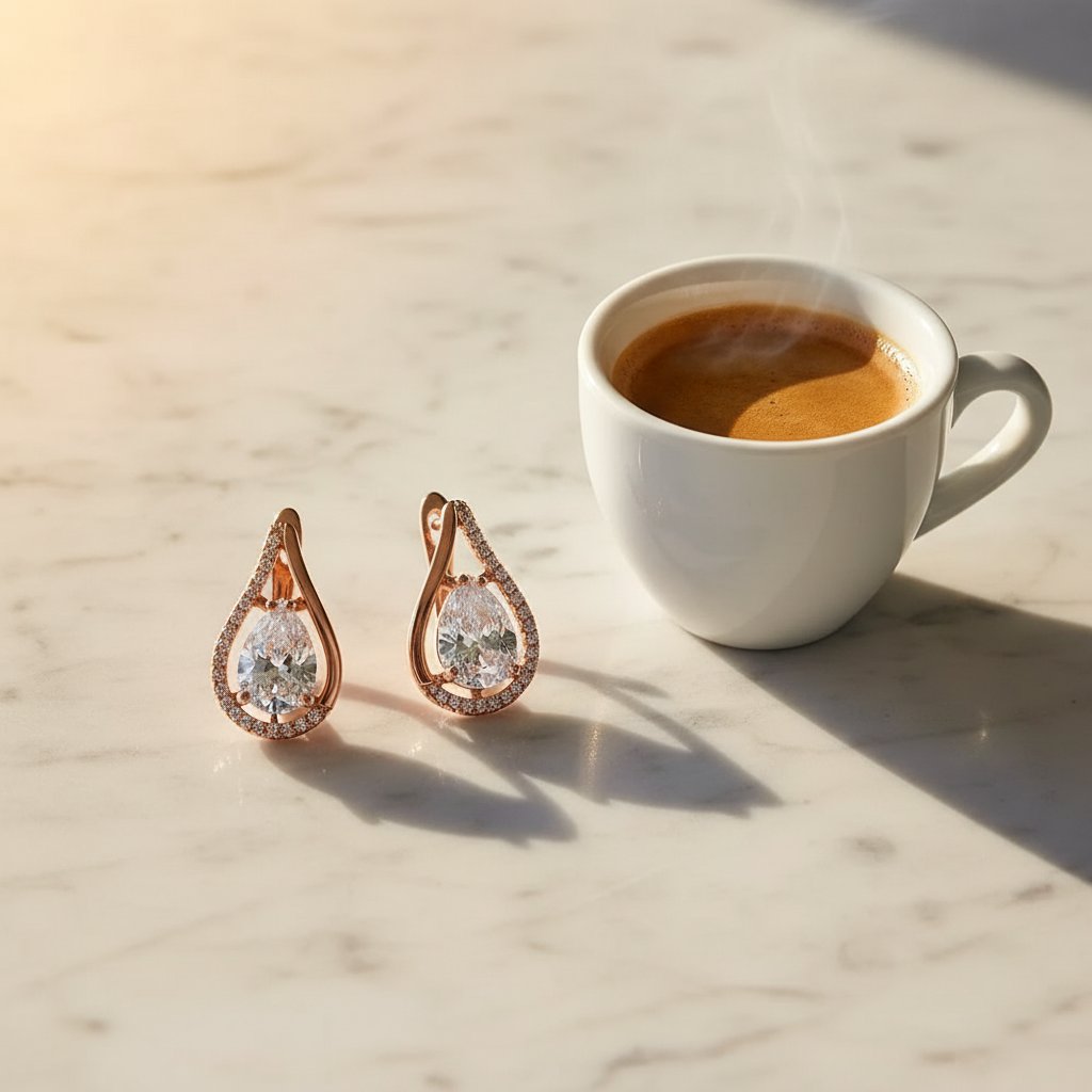 Mireille Gold Earrings