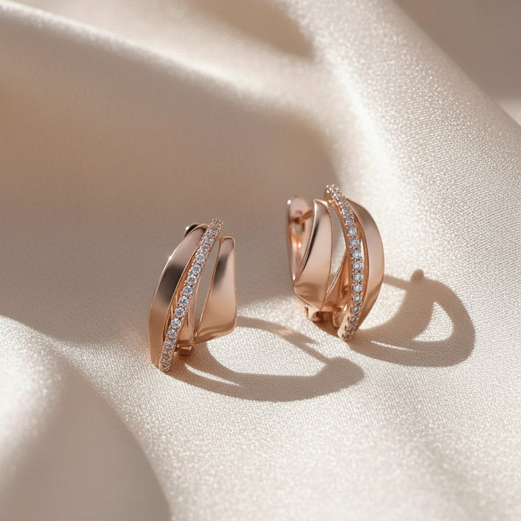 Mireille Gold Earrings