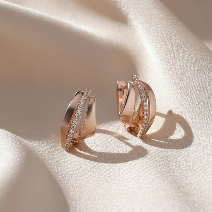 Mireille Gold Earrings