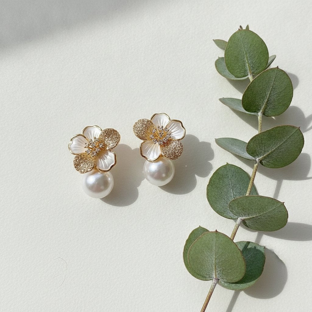 Mireille Pearl Earrings