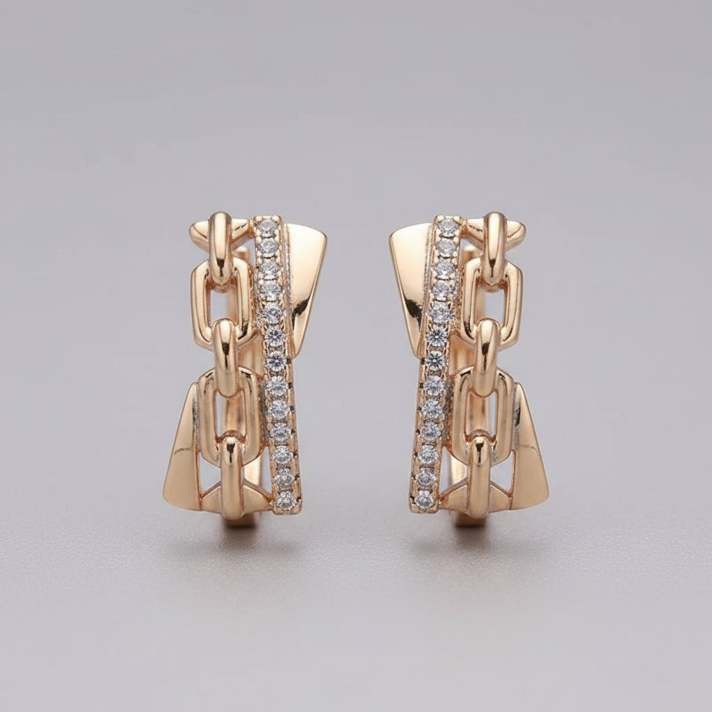 Mireille Gold Earrings