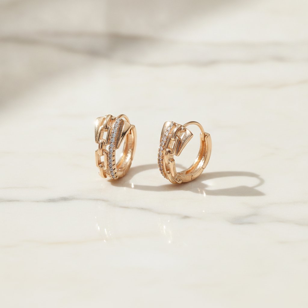 Mireille Gold Earrings