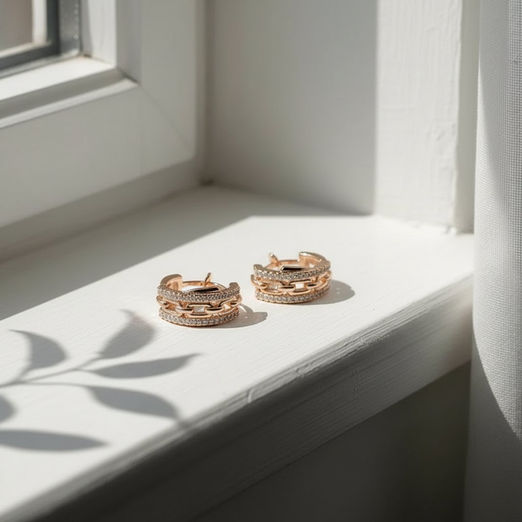 Mireille Gold Earrings