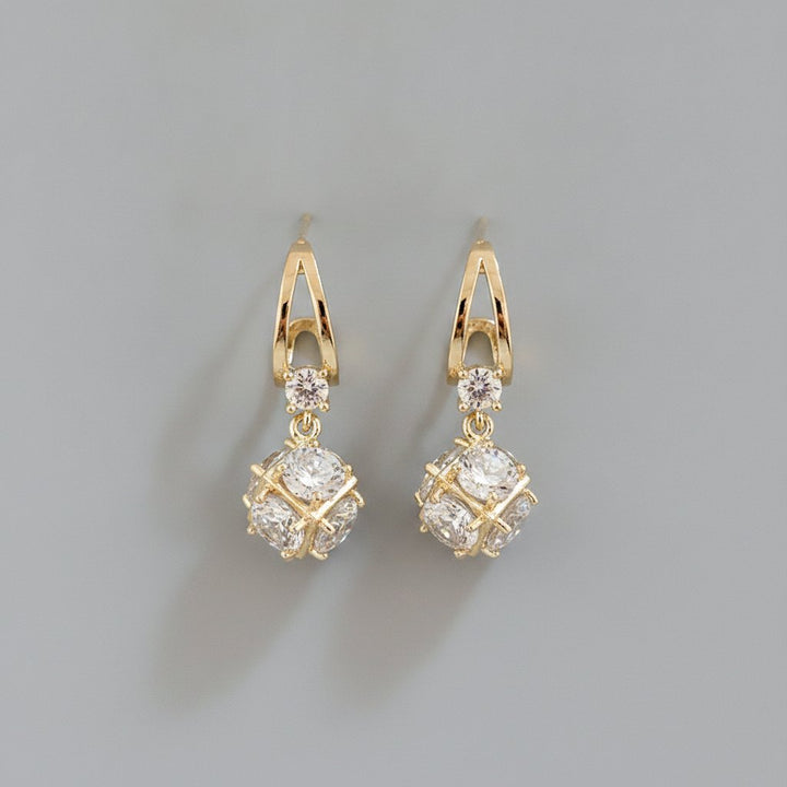 Mireille Gold Earrings