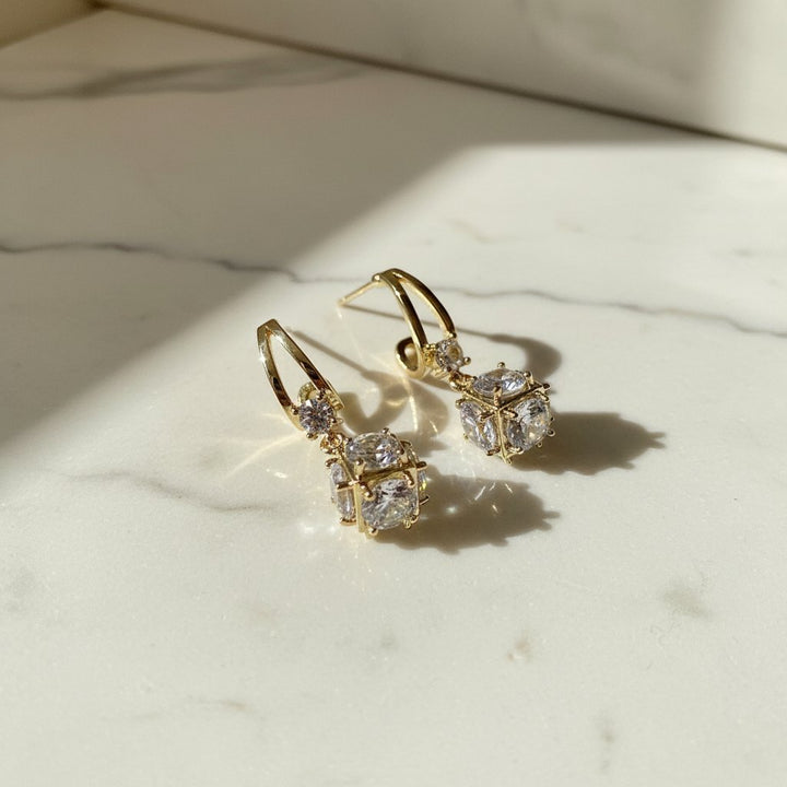 Mireille Gold Earrings
