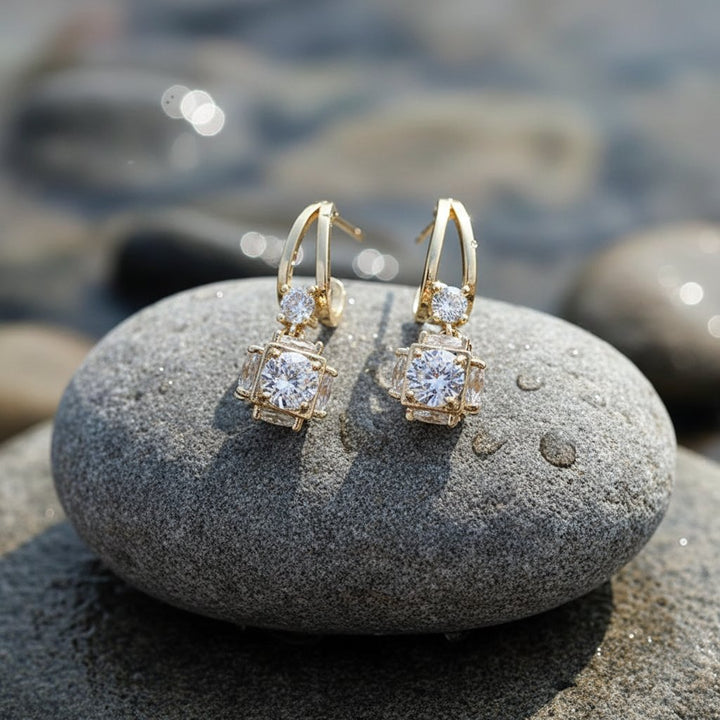 Mireille Gold Earrings