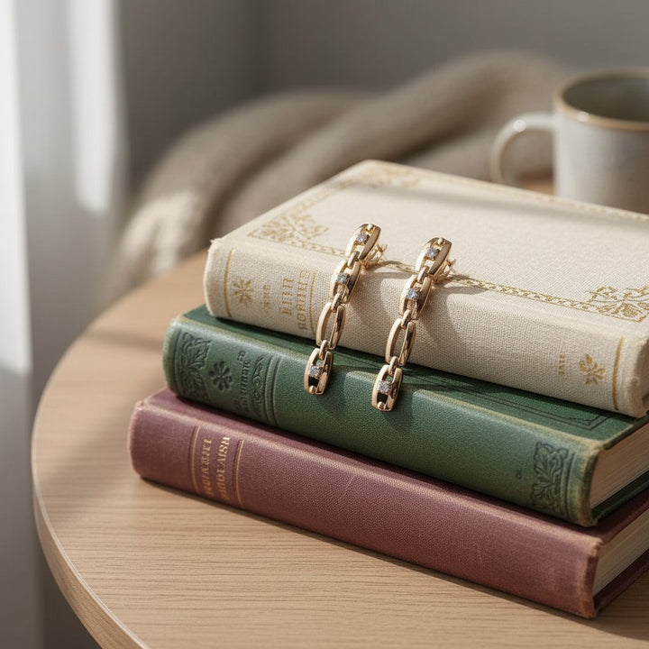 Mireille Gold Earrings