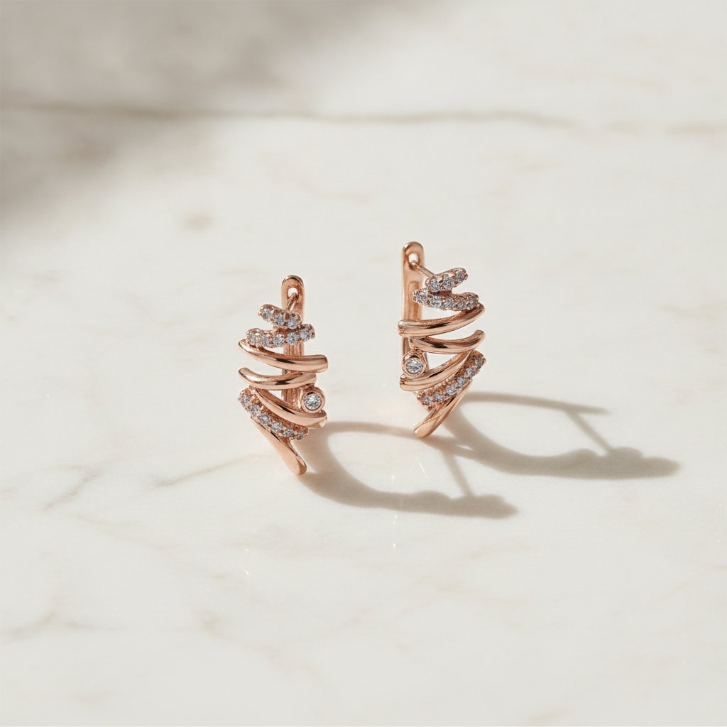 Mireille Gold Earrings