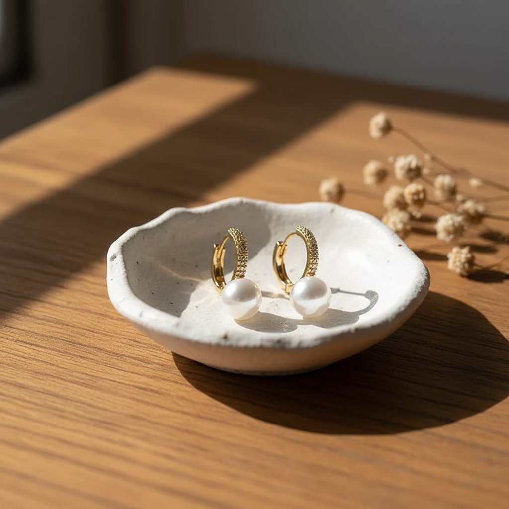 Mireille Pearl Earrings