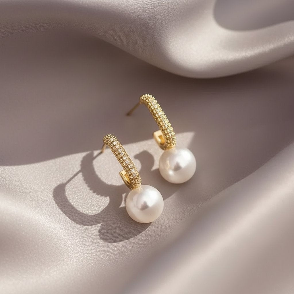 Mireille Pearl Earrings
