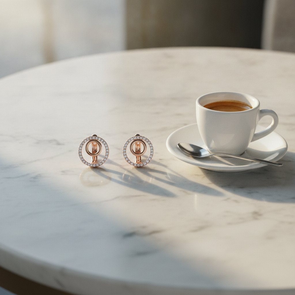 Mireille Gold Earrings