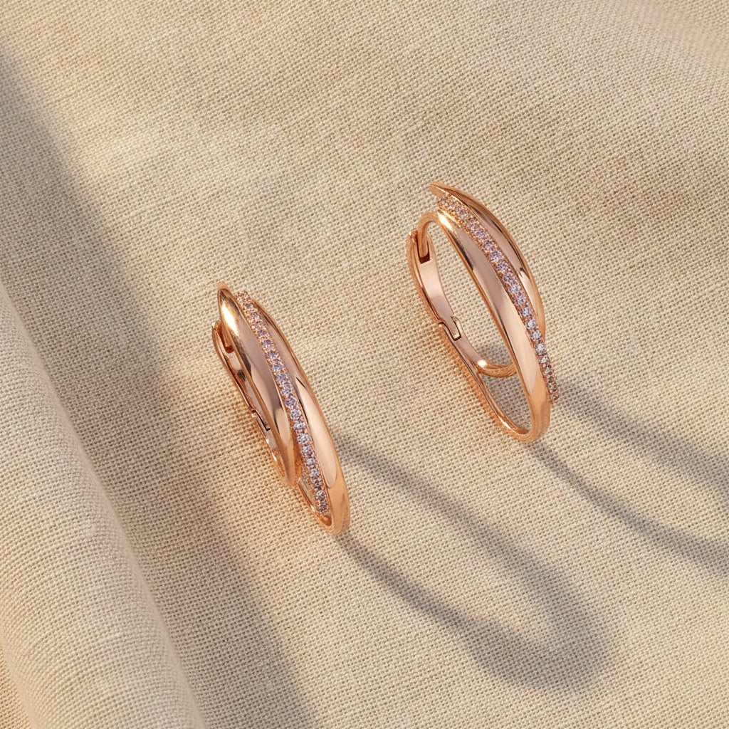 Mireille Gold Earrings
