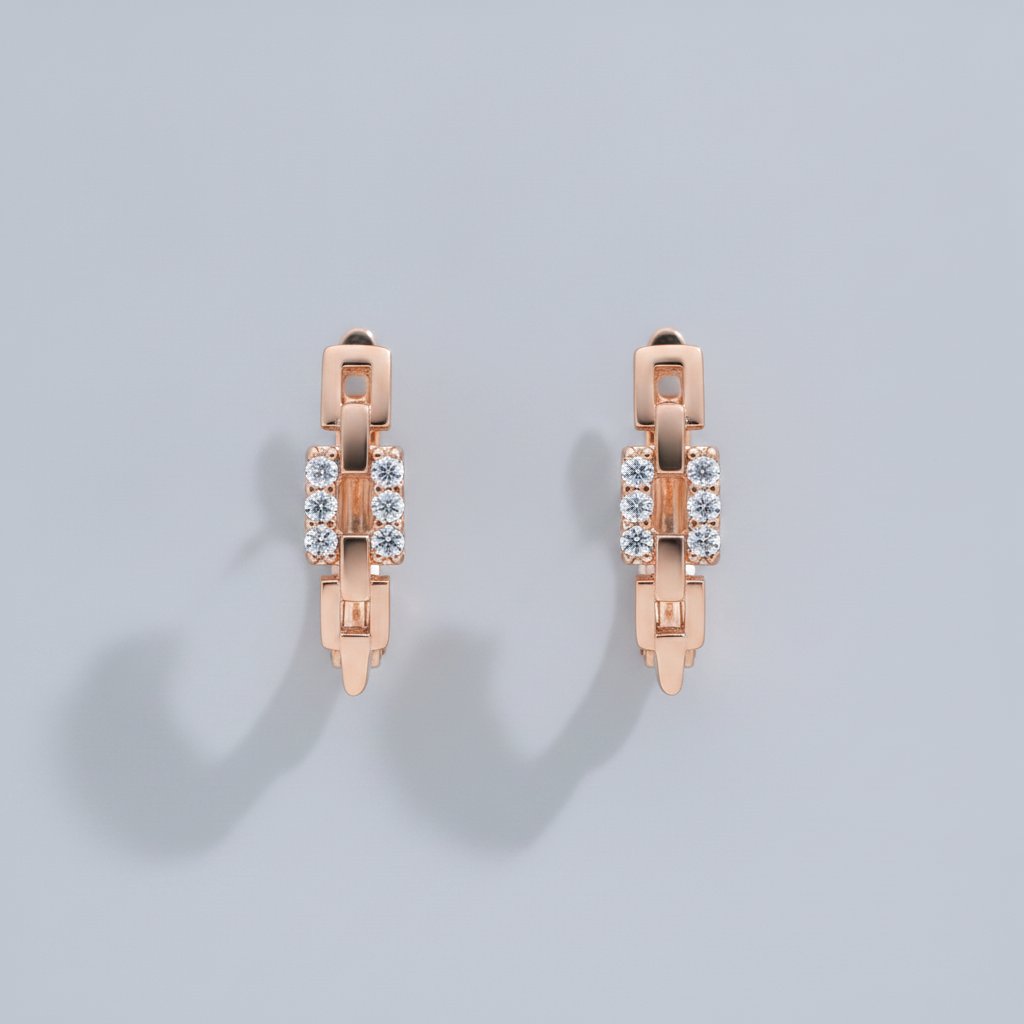 Mireille Gold Earrings