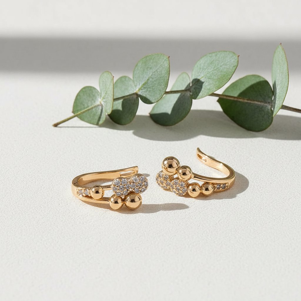 Mireille Gold Earrings