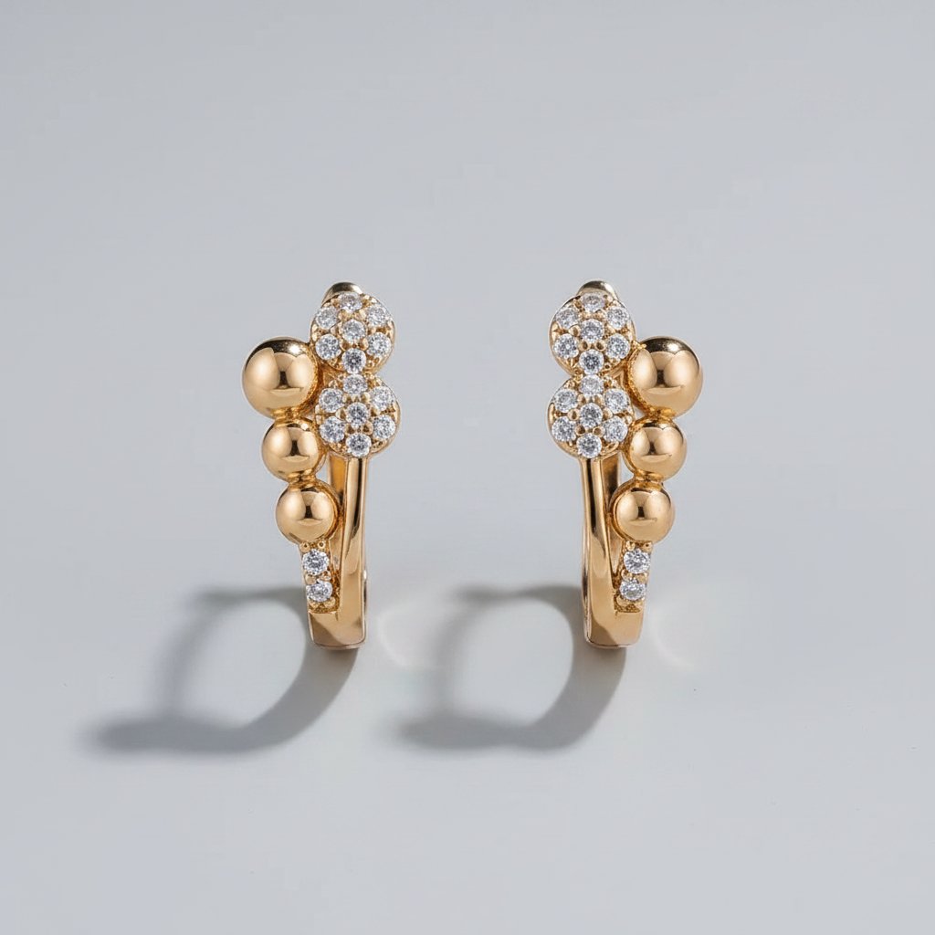 Mireille Gold Earrings