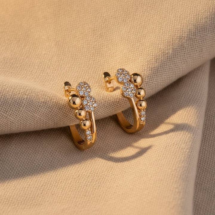 Mireille Gold Earrings