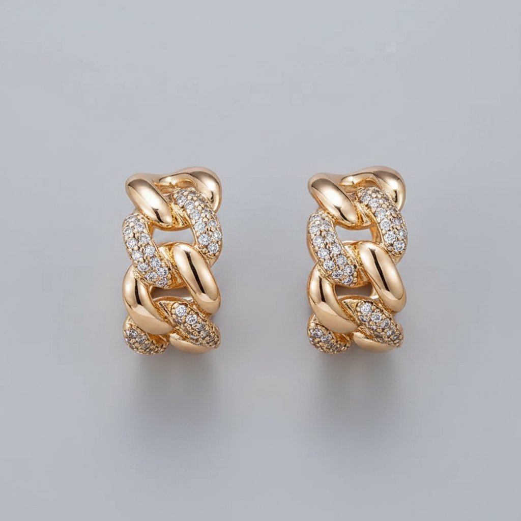 Mireille Gold Earrings