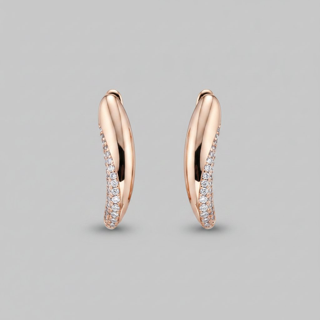 Mireille Gold Earrings