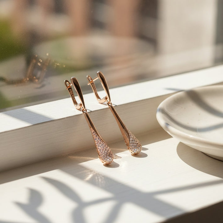 Mireille Gold Earrings
