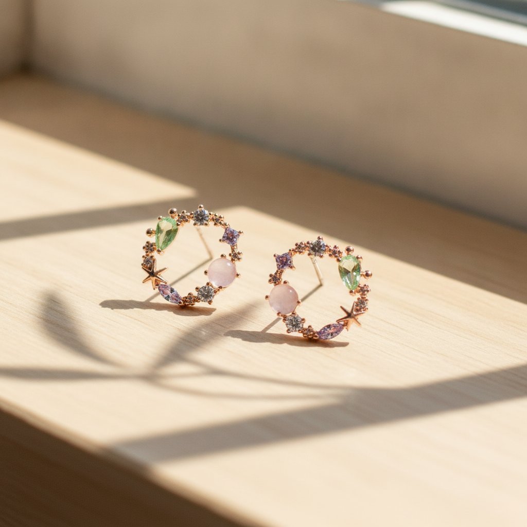 Mireille Crystal Earrings