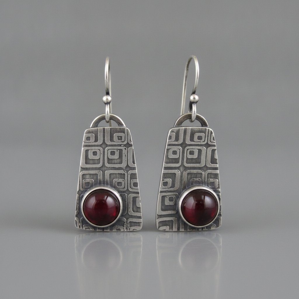 Pia Ruby Earrings