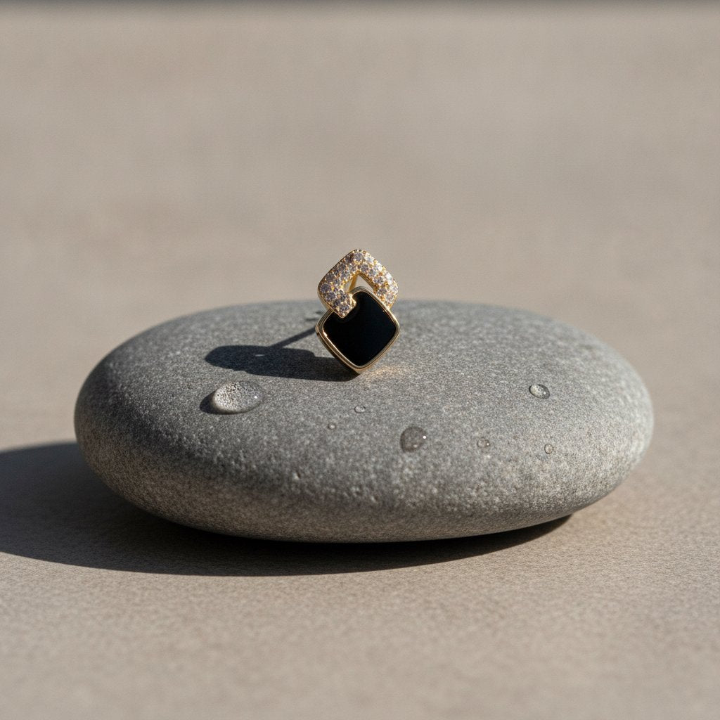 Valentine Onyx Earrings